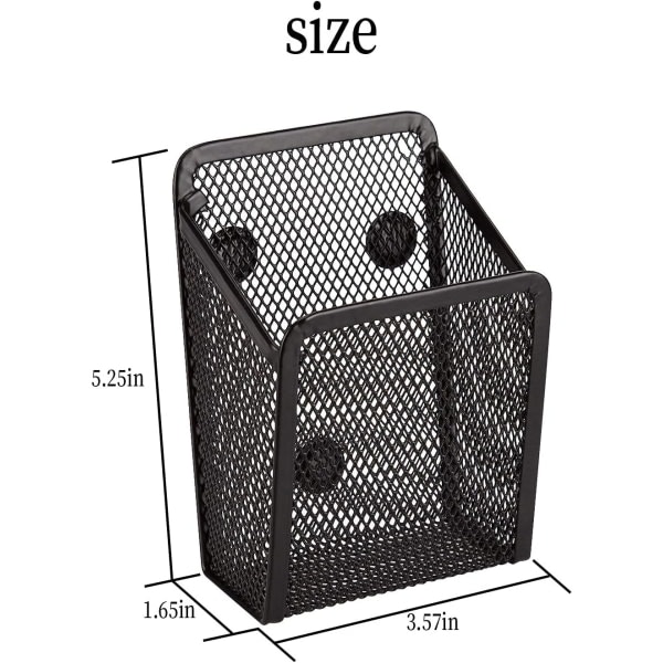 2-pakning magnetisk pennholder, mesh pennholder Magnetisk hengende Sto