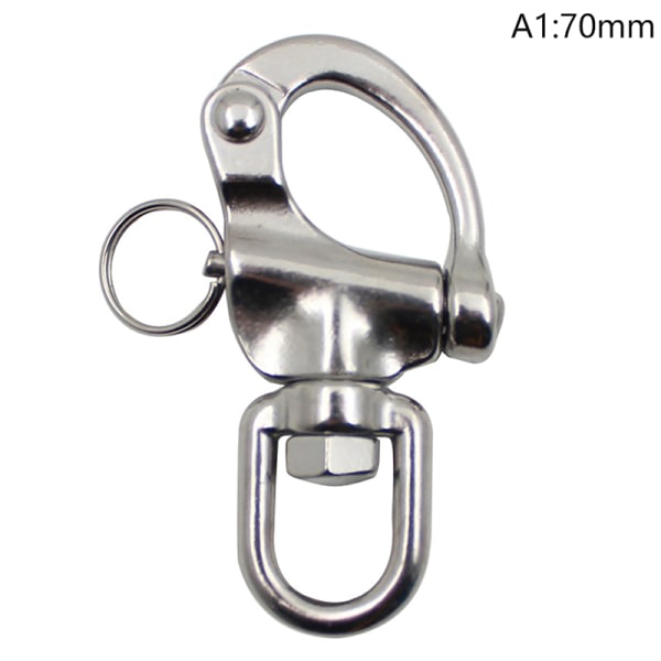 316 Rustfrit stål drejelig snaplås Quick Release Bådanch A1 one size A1 one size