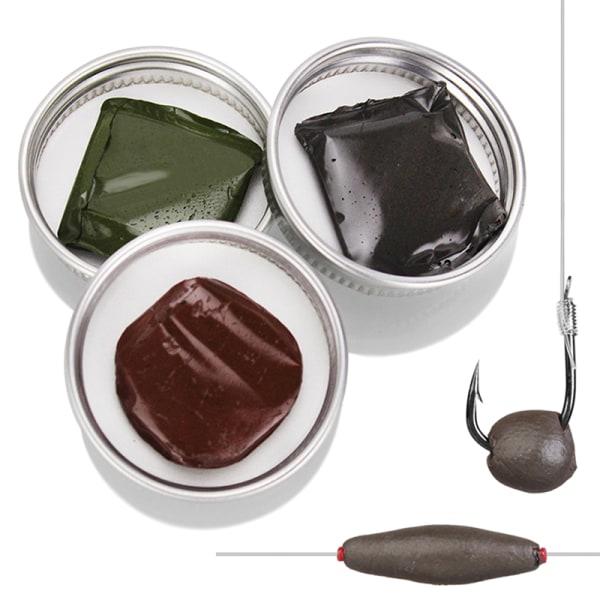 Karpfiske Material Tungsten Putty Myk Sinkerrigg Tubing Flua Grønn
