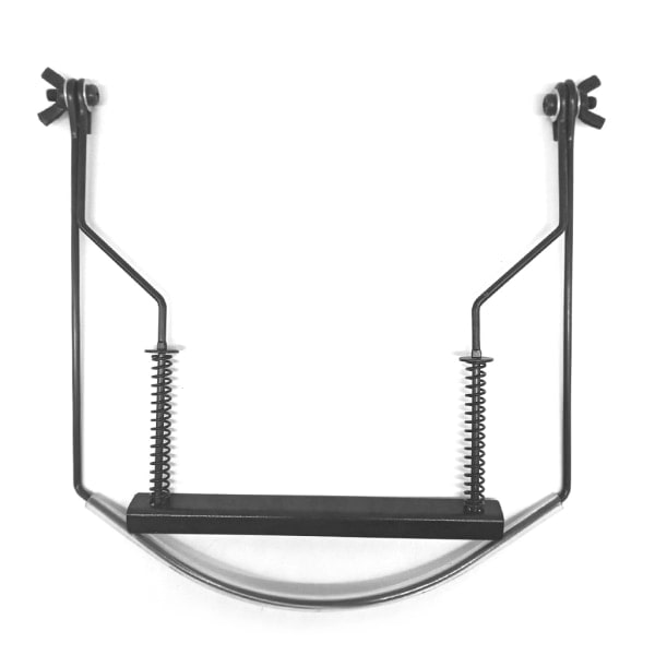 10 Hulls Harmonika Halsbånd Harpe Metal Stativ Monteret Harmonika Beslag Sort