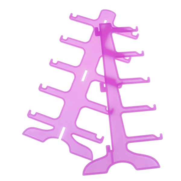 5-kerroksinen lasien lasien aurinkolasien esittelyteline pidikekehys Musta yksi koko Black one size