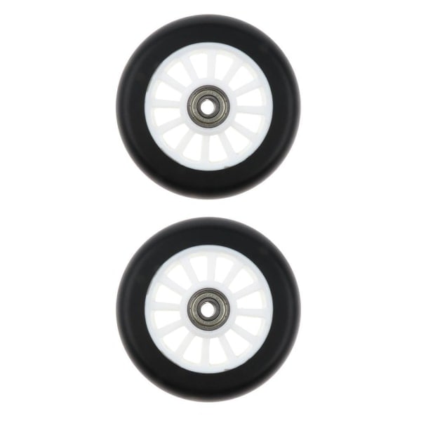 2 stk PU Scooter Hjul Speed ​​Skøjter Trolley Hjul Udskiftning