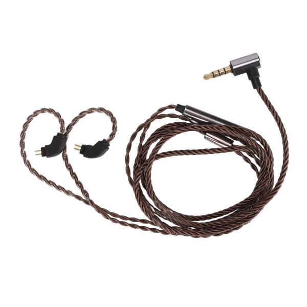 Hörlurskabel Hörlurskabel Syrefri koppar klar kopparbyte Hörlurskabel Hörlurskabel med mikrofon för 2-stifts 0,78 mm headset för Weston