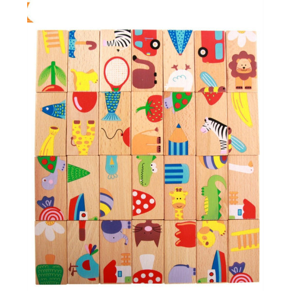 Eläin Dominopeli Puzzle Hauska Peli Domino