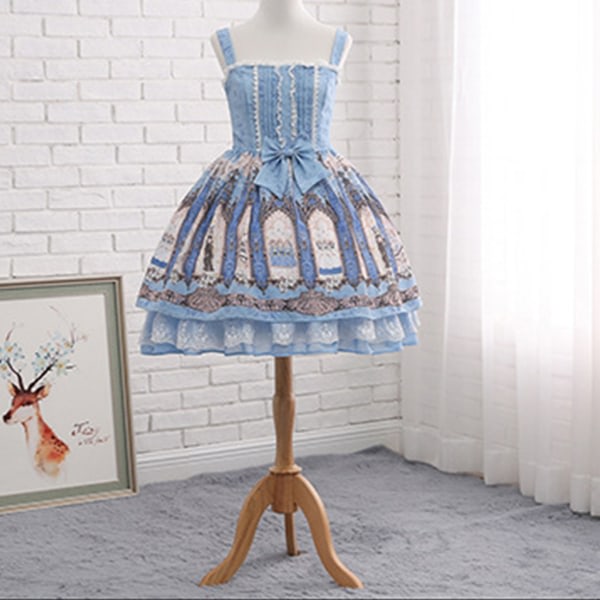 Kvinner Jenter Multi Layer Cosplay Lolita Underkjole Elastisk linning Enkelt stål