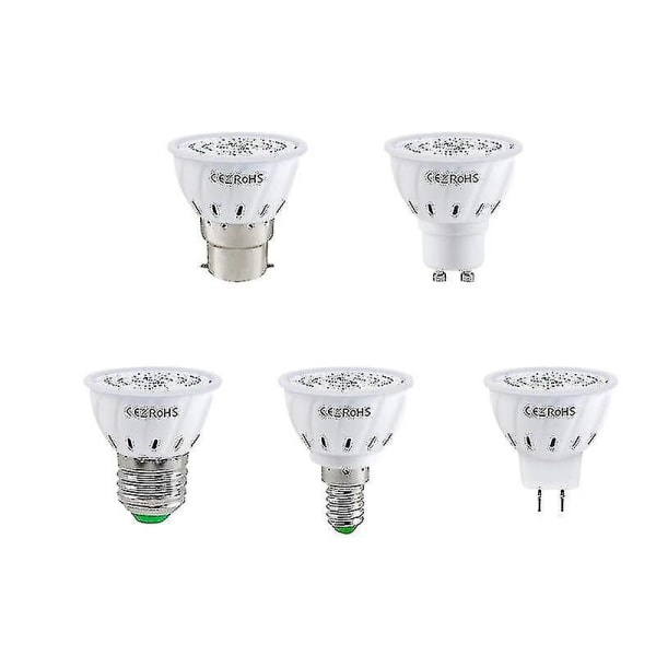 LED-växtlampa för inomhusväxter Varmvit 48 LED GU10