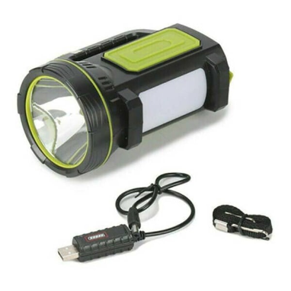 Vattentät Spotlight USB Laddningsbar Handficklampa Arbetslampa