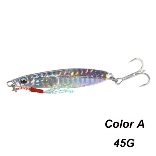 Fjærmetall Fiskejigg Age Blystøping FARGE A - 45G