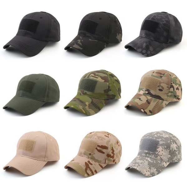 Baseballcaps Kamuflasje Taktisk Utendørs Soldat Kamp Paintball A17 A17 A17 A17