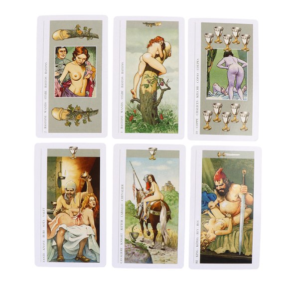 Decameron Tarotkort Prophecy Divination Deck Party Underhållning Multicolor one size Multicolor one size