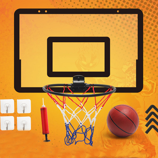 Mini Basketbollset för inomhusbruk, dörrmonterad, mobil typ, utan hål
