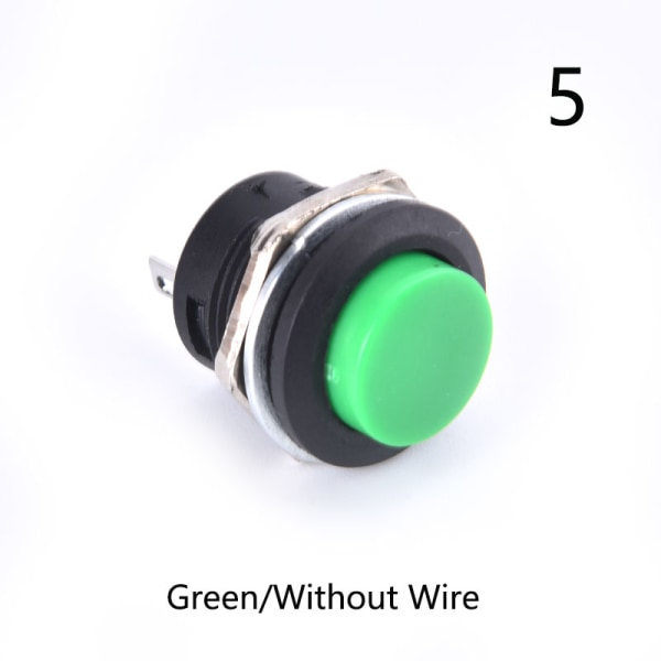 16mm 12V-24V vanntett bil LED Power Push Button Momentary Swi 5 5