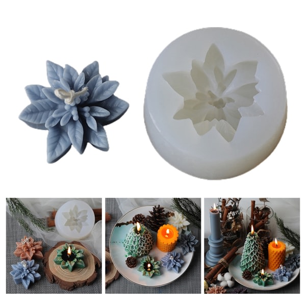 til Creative Flower Candle Making DIY form til DIY håndgjord form