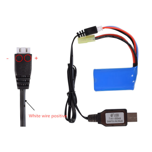 Høj kvalitet Universal 7.4v Oplader 2000mA/1000mA/500mA XH-3P 2S Li-ion Elektrisk 500mA