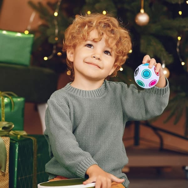 Magic regnbågsboll, barn vuxen pusselboll 3D-leksak