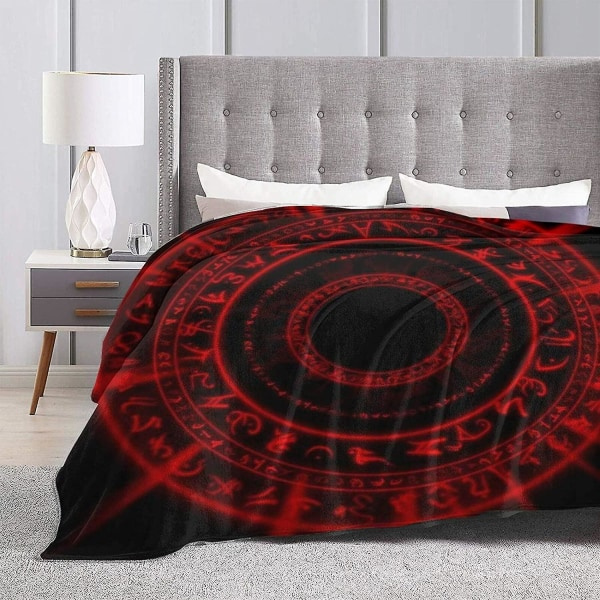 Ravens Nordisk Mytologi Viking Super Blød Tyk Varmt Tæppe Kasttæppe Hjem Varmt Tæppe -w143 50x40in 125x100cm