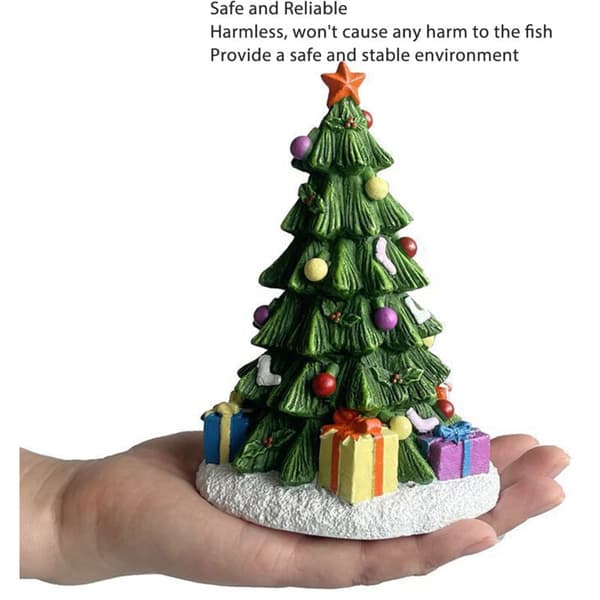 Juleakvariumdekor, ufarlig harpiks for hjemmeakvariumpynt