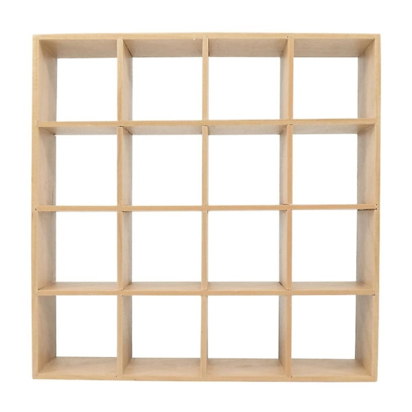 Miniforce Legetøj Miniature Opbevaringsstativ Dukkehuse Bogreol Miniature Bogreol Skab Dukkeskab (16,5x3,5cm, Assorteret Farve)