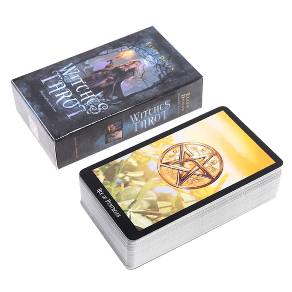 Häxans tarotkort - Engelskt brädspel för spådom och profetia - Multicolor onesize Multicolor onesize