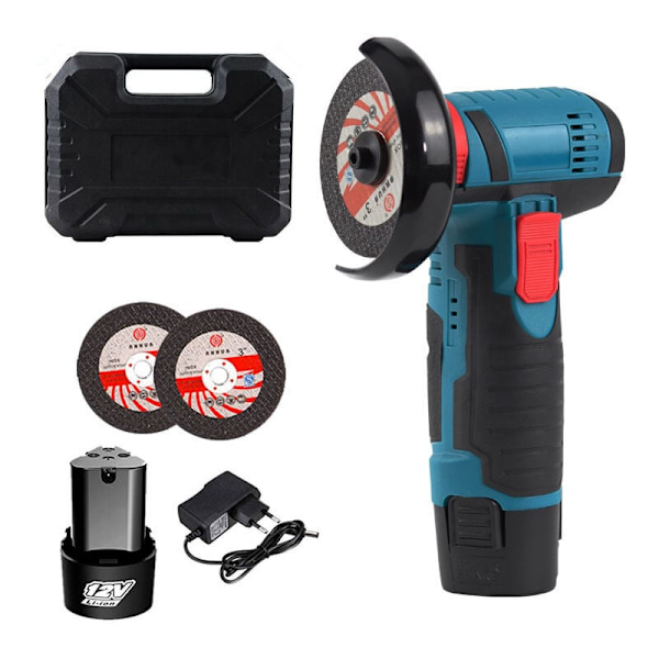 12V Johdoton Mini Kulmahiomakone Leikkaamiseen, Hiontaan, Kiillotukseen