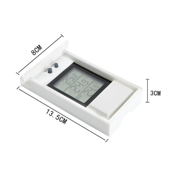 Trädgårdstermometer Inomhus- och utomhustermometer Kylskåpstermometer, Digital växthustermometer, Digital termometer med Min-Max
