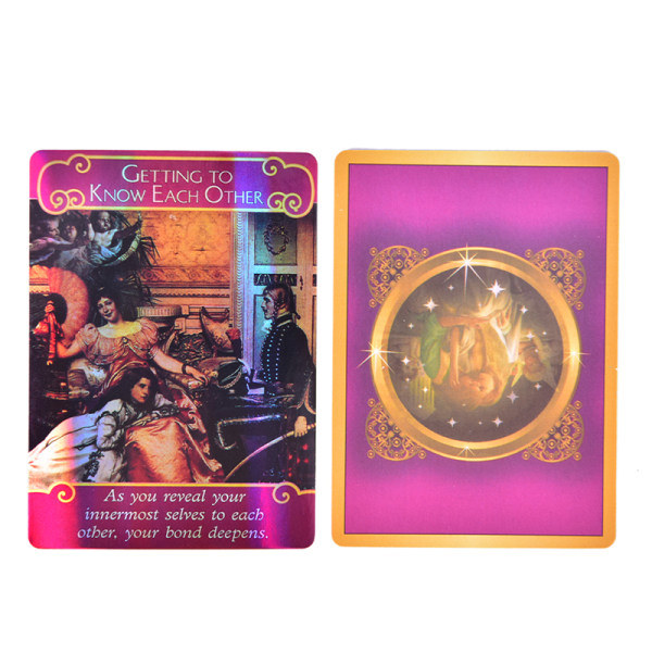 Holografinen romantiikka enkelit oraakkeli tarot-kortit englantilainen lautapeli monivärinen yksi koko Multicolor one size