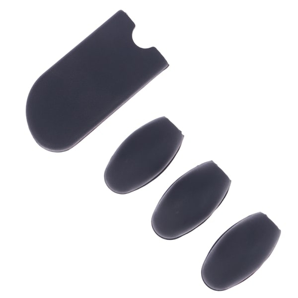 1Set Saksofonin sormitukit Saksofonin peukalotukityyny Silikon Musta yksi koko Black one size