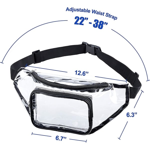 Midjeväsk Fanny Pack Löpband, Unisex Midjeväsk Justerbart Bälte