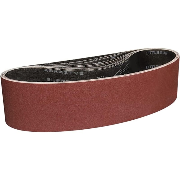 Slibebånd 100x915 mm - 10 stk. 120 korn slibebånd til slibning og polering med bærbar båndsliber