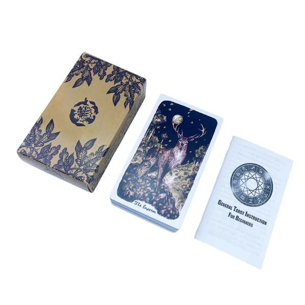 12*7CM Smoke Ash & Embers Tarot Card Divination Deck Party Boar Multicolor one size Multicolor one size