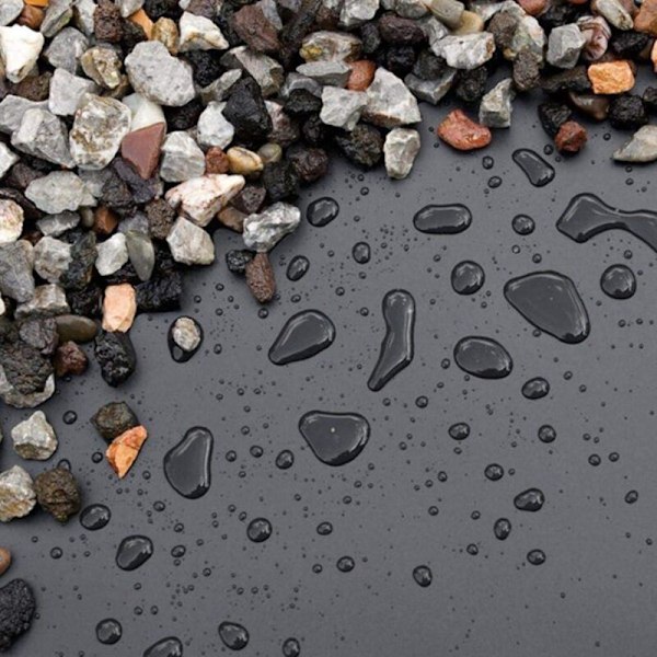 Kraftig Sort Gummiplade (2M x 3M) Fiskedamsfolie Havedamme HDPE Membran