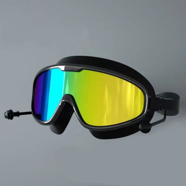 Simglasögon Anti-dim Justerbara optisk linser Vuxenbåge Sort Farverig one size Black Colorful one size