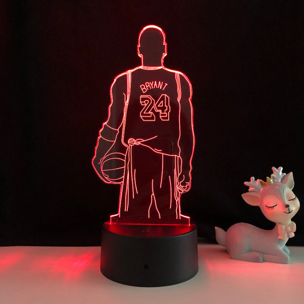 Basketspelare Nattljus 3D Illusion LED La