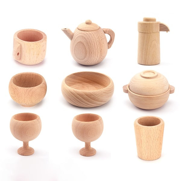 DIY Dukkehussæt Dukkehussæt Håndværk Legetøj med Møbler Mini Træhus Miniature Værelse Håndværk Legetøj til Børn Voksne null - A