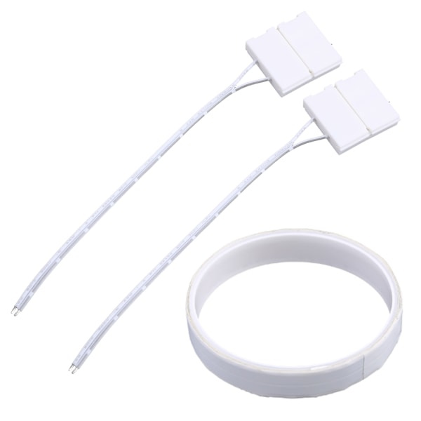 16AWG 1-10M Piilotettu litteä sähkökaapeli 2-johtiminen liimapintainen kuparilanka ääni-, LED-valaistus- ja muihin tarkoituksiin 1m