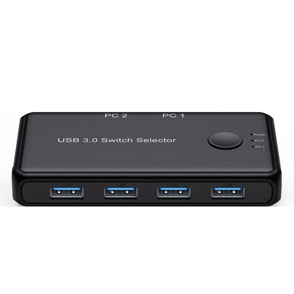 USB KVM-switch USB 3.0 2.0 Switcher KVM-switch til Windows10 PC Tastatur Mus Printer 2 computere, der deler 4 enheder 5 Gb hurtigt