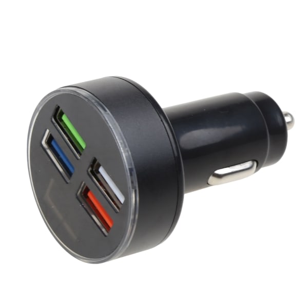 USB Billaddare 3.1A Led Fast Universal 12V/24V Socket Adapter Plug noll - 4USB