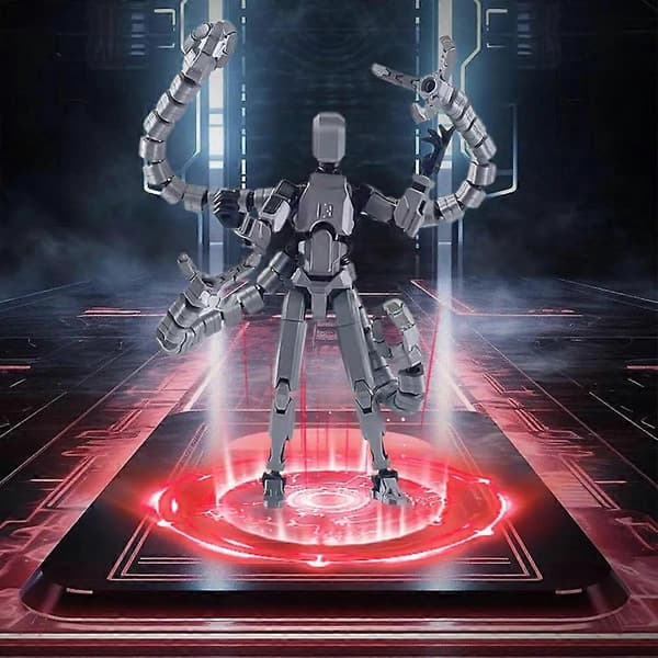T13 Action Figur Tilbehør, Multi-Led Bevægeligt 3D Printet Legetøj