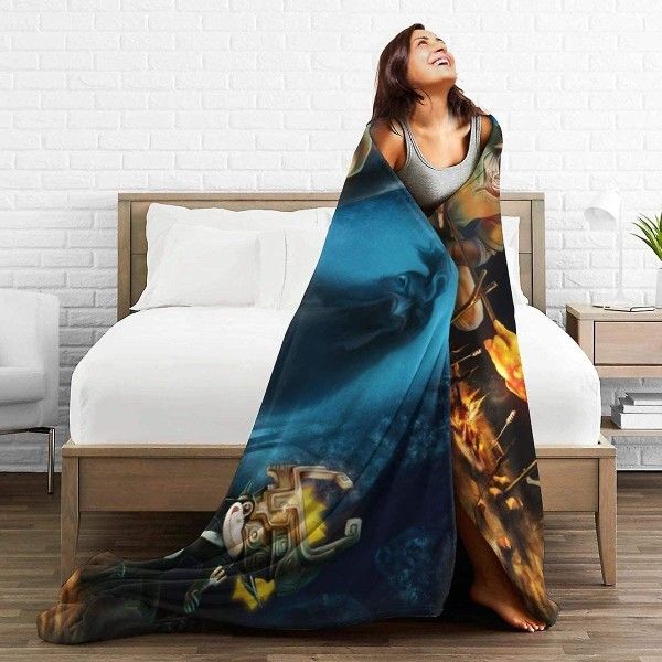 Legend-Zelda varm fleecepledd for sovesofa -w491 50x40in 125x100cm