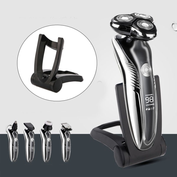 Barberhøvel lader base holder elektrisk for barbermaskin Foldbar ladestand Oppbevaring Ra