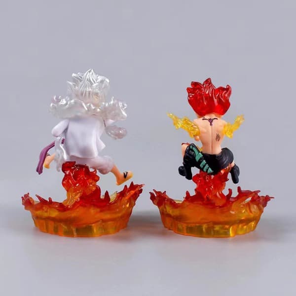 One Piece Figur Nika Luffy Gear 5 Q Version Action Figur Stat Röd