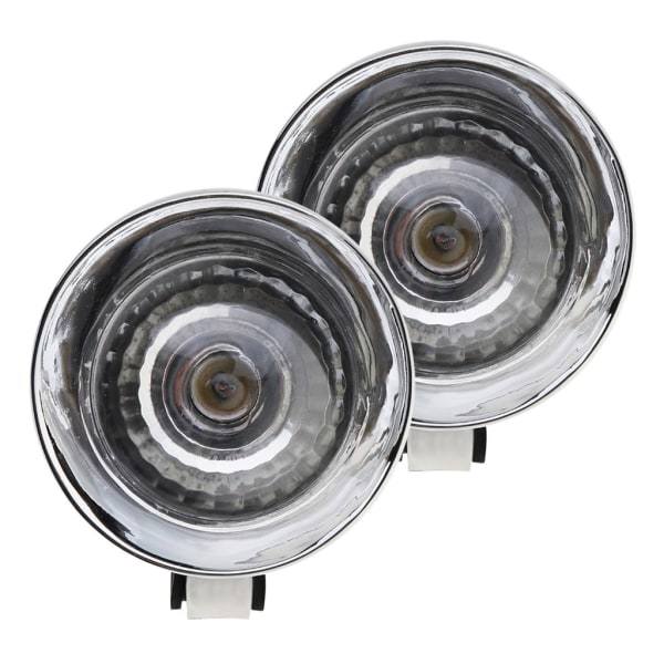 Motorcykelstrålkastare LED-lampa Dammtät Vattentät Dagsljus Hög Ljusstyrka 2x