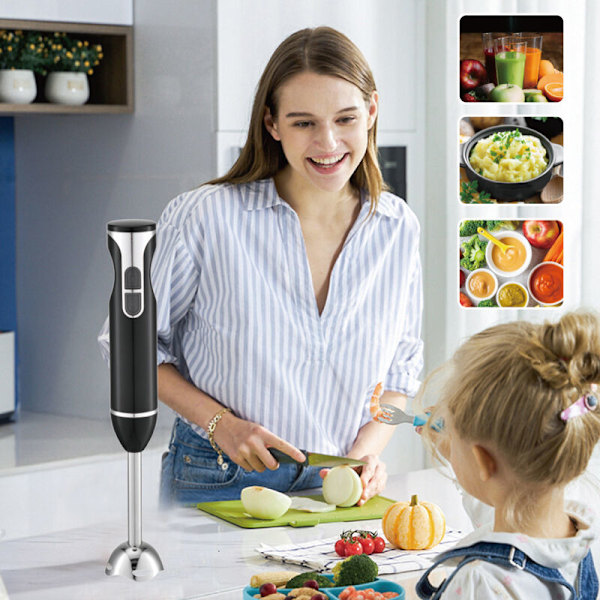 Fei Yu 1200W Stavmixer, Avtagbar Fot, Turbo Funktion, BPA-Fri Design
