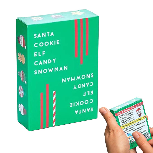 Nytt familjefest Roligt spel 4 Player Board Julkakor Elf Candy Snowman Tarotleksaker Roliga julklappar