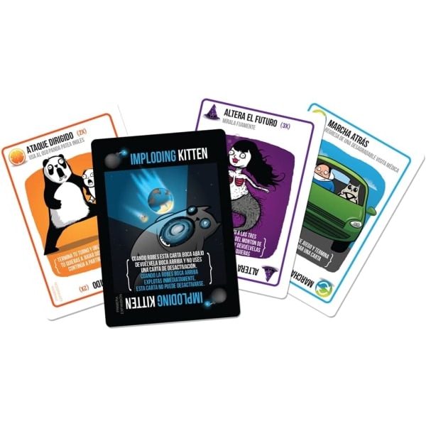 Exploding Kittens - Imploding Kittens kortspel på spanska