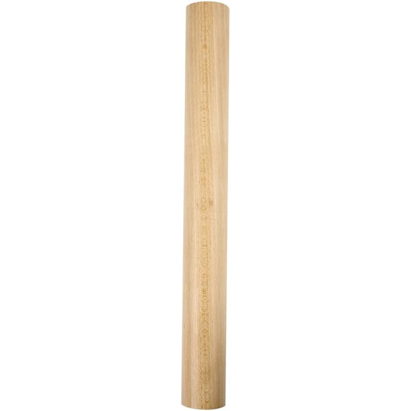 Professional Rolling Pin in Solid Beech, 38*3.5cm Beige