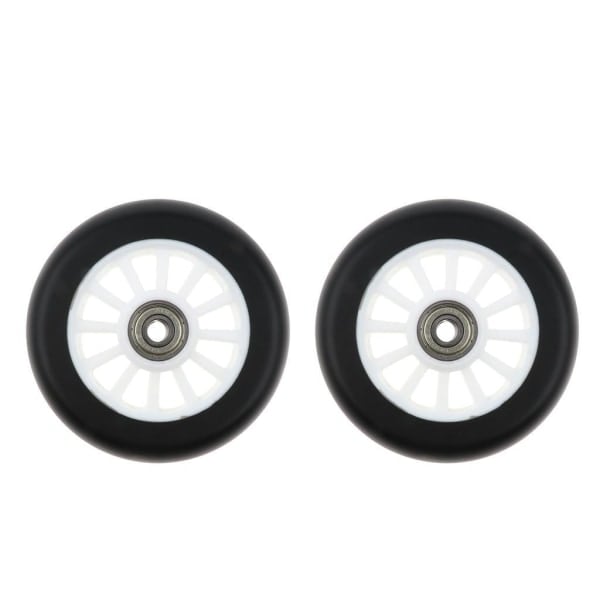 2 stk PU Scooter Hjul Speed ​​Skøjter Trolley Hjul Udskiftning