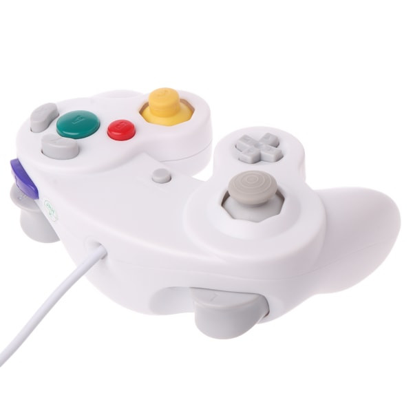 NGC Trådlös Spelkontroll GameCube Spelkontroll för WII Videospelkonsol Kontroller Vit