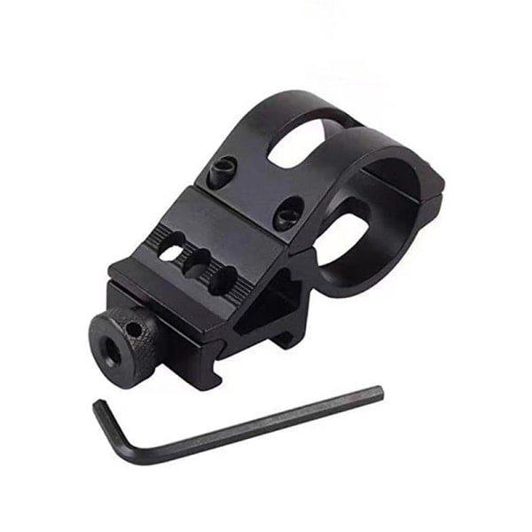 25,4 mm/30 mm lommelygte diagonal arm montering aluminiumlegering Flas Black 30mm Black 30mm