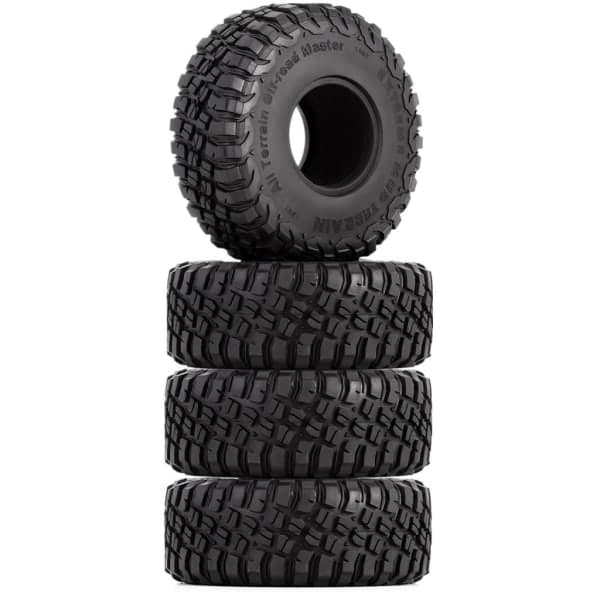 RC Dæk 1,9 Tommer 4 Stk. RC Sæt Mud Wheel Dæk Til 1:10 RC Crawler